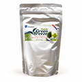 Takaokaya Green Breeze Organic Green Tea Powder — AI-enhanced studio image