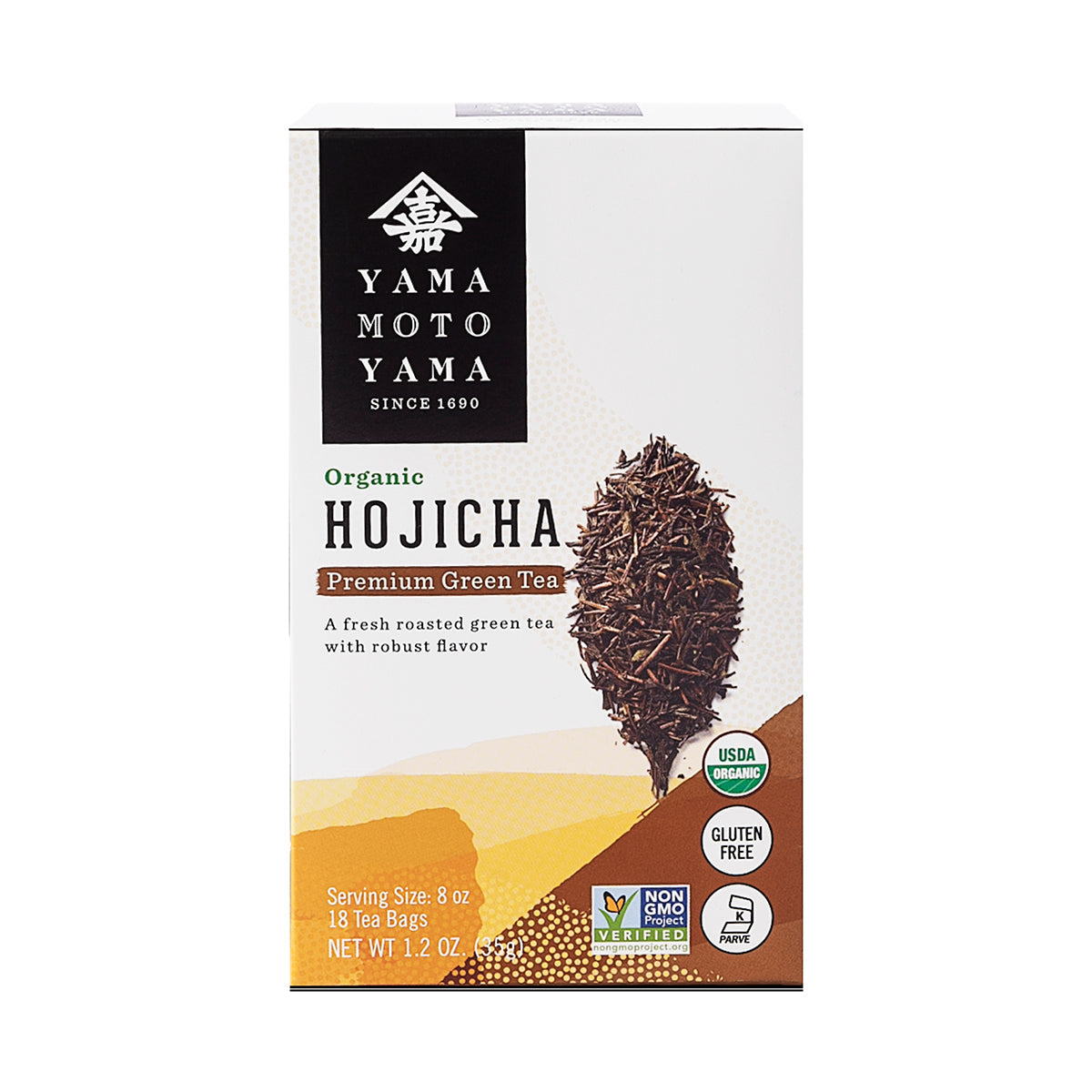 Yamamotoyama Organic Hojicha Tea Bags — official manufacturer photograph